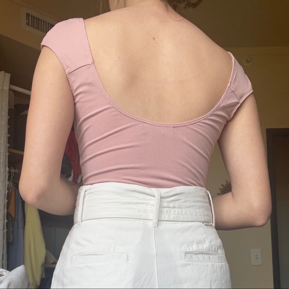 Pink Lulus Bodysuit - Picture 2 of 4